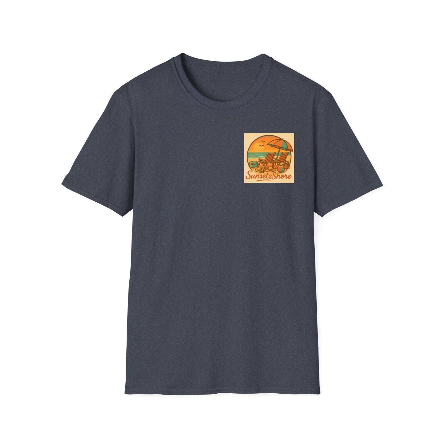 Family Journey, Horseback on SeaShore, Family Beach Trip Unisex Softstyle T-Shirt | Adventure Apparel, Family Bonding Gear, Casual Wear, Gift for Travelers, Outdoor Fun