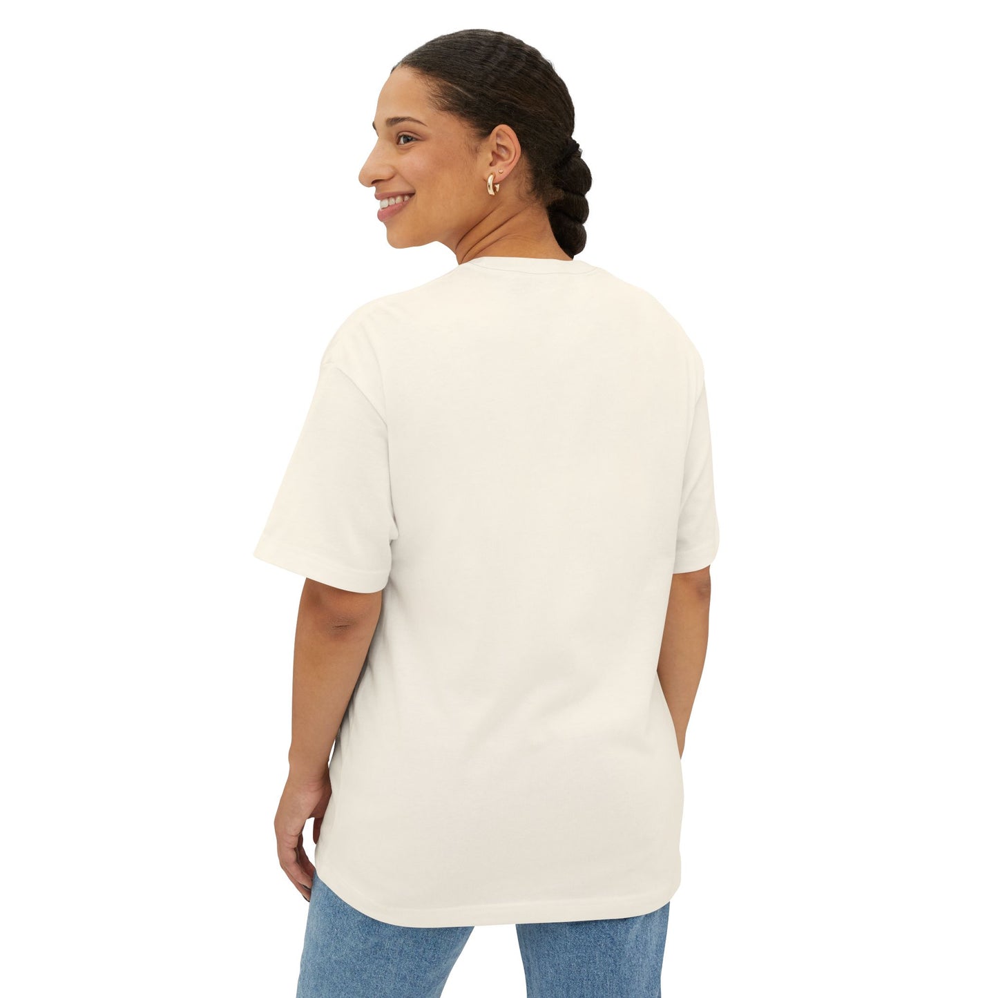 Grandma Relaxing at the Beach w Dog Tee, Unisex Oversized Boxy Tee, Beach Vibes Shirt, Gift for Grandma, Summer Casual Top, Relaxation Apparel