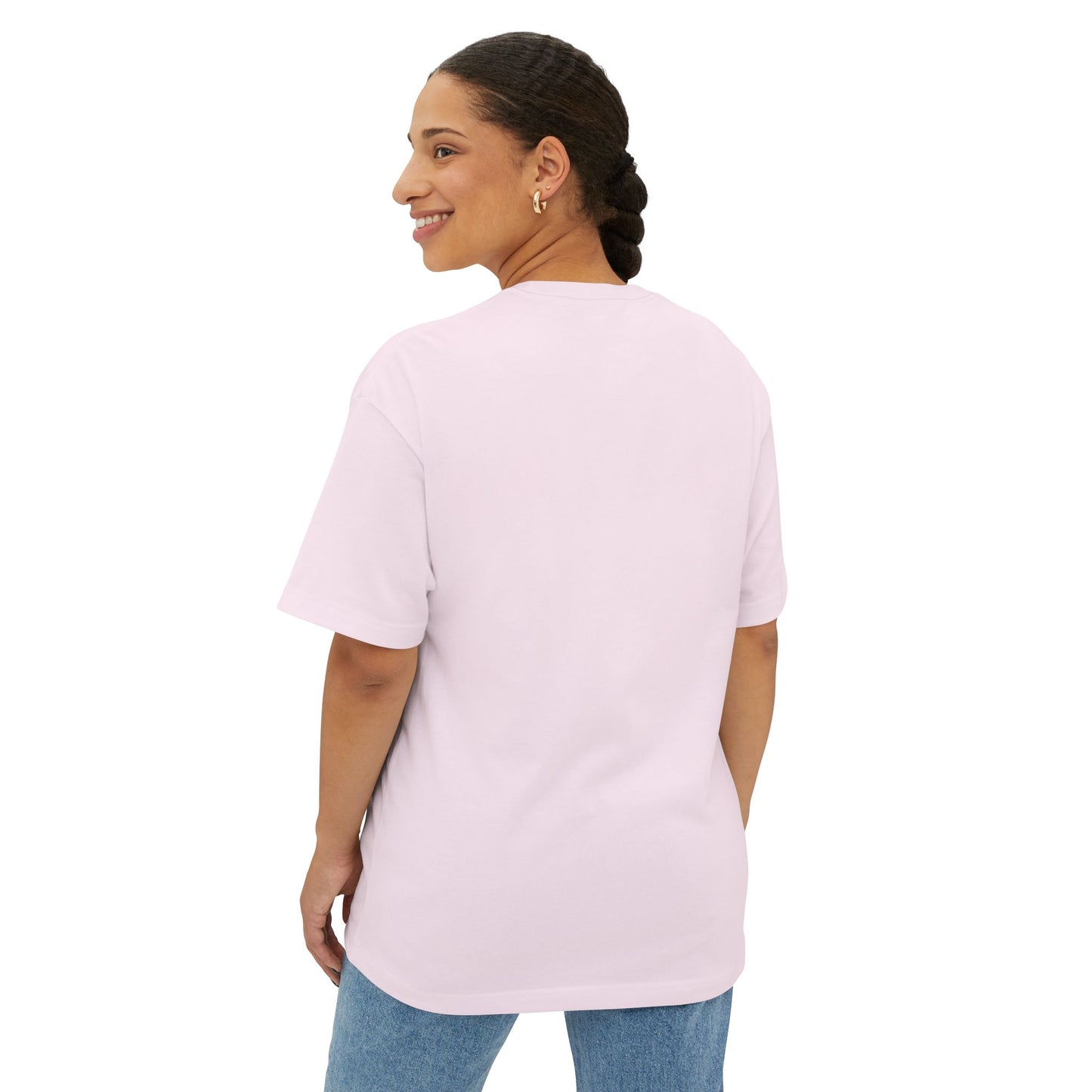 Grandma Relaxing at the Beach w Dog Tee, Unisex Oversized Boxy Tee, Beach Vibes Shirt, Gift for Grandma, Summer Casual Top, Relaxation Apparel